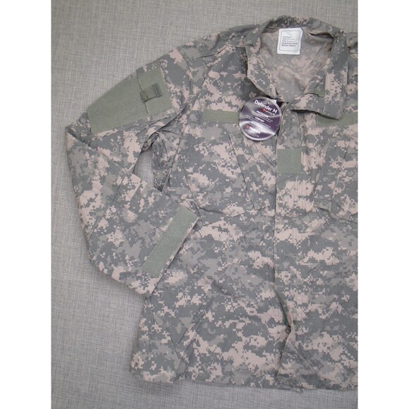 Defender M Digital Camo Men's Size Large BDU Full Zip Army Military Jacket - Picture 3 of 15